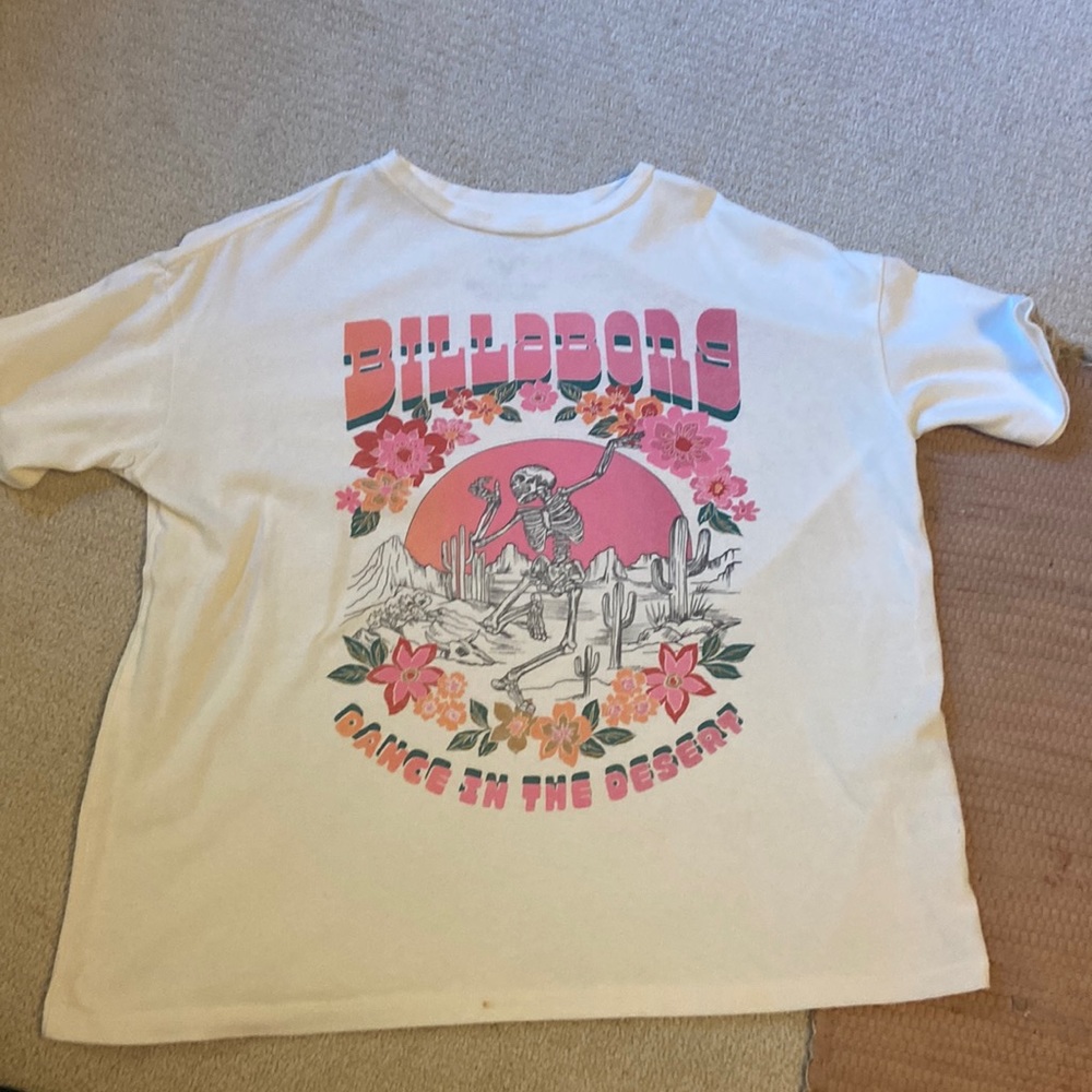 Billabong pink oversized tshirt